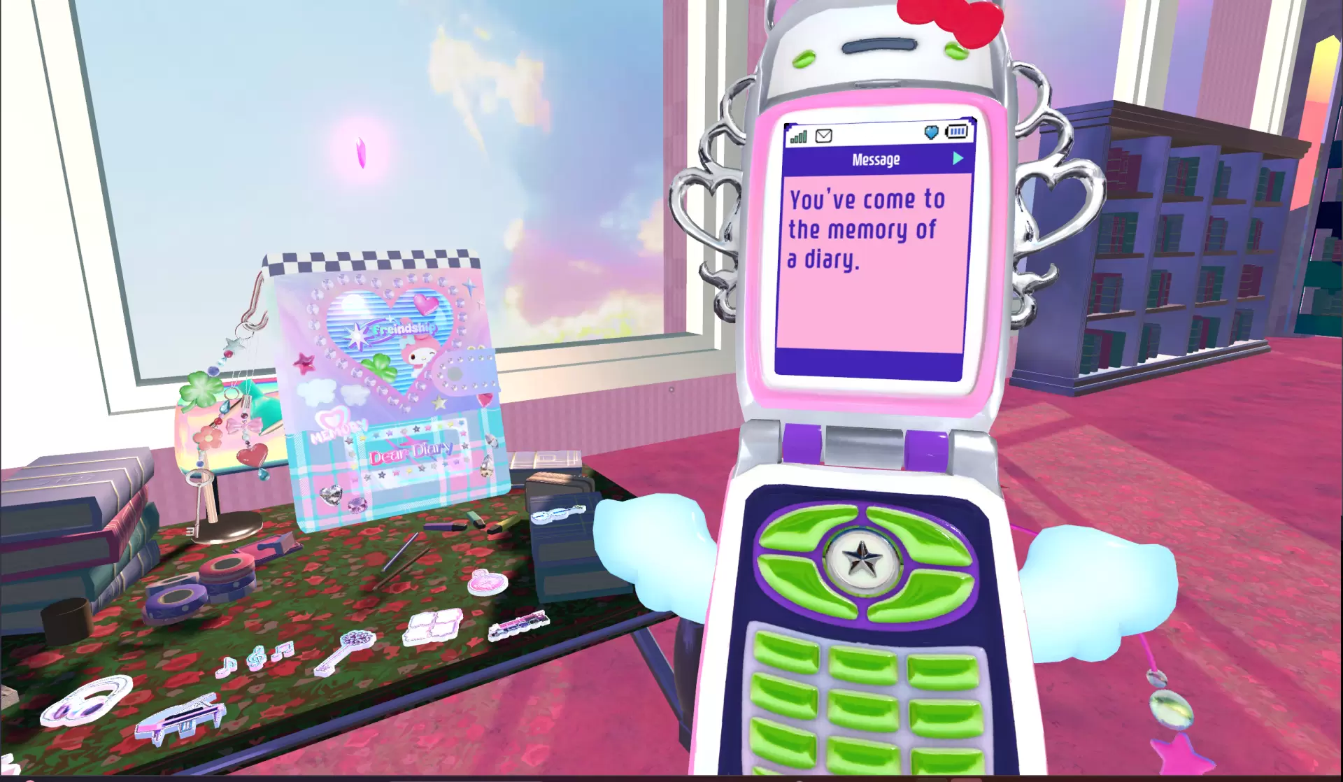 你有一封來自Hello Kitty手機的訊息-圖片